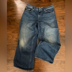 MOTHER Relaxed Fit Dark Blue Jeans